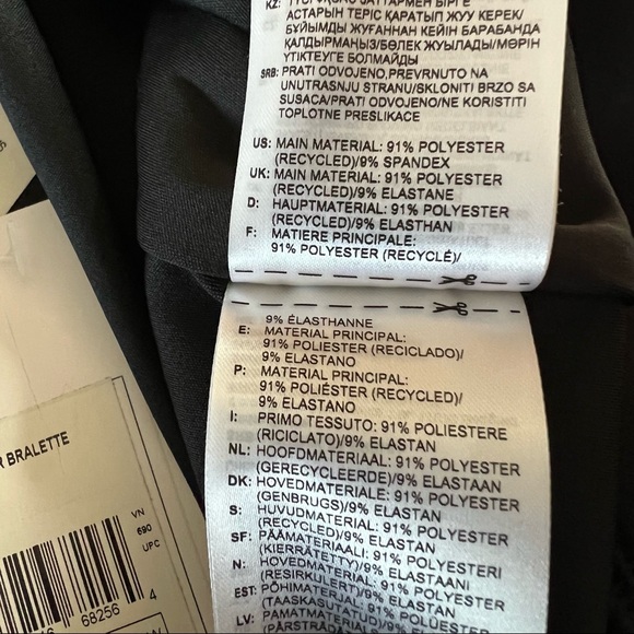 NEW Reebok Black Plus Size Sports Bra Size 4X Workout Running - Picture 7 of 8